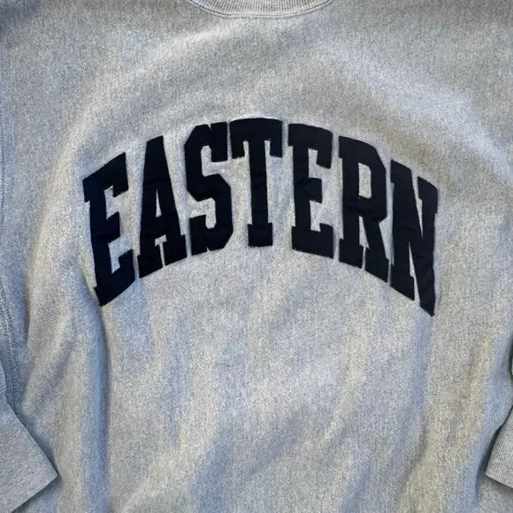 Vtg Champion Reverse Weave Eastern Illinois University Sweatshirt Crewneck Sz XL - Picture 2 of 9